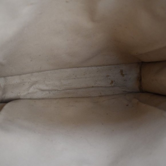 Authentic LOUIS VUITTON Logo Sac Plat Hand Tote Bag Monogram Leather Brown - Picture 6 of 10